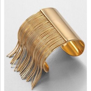 Michael lord cuff bracelet with fringe